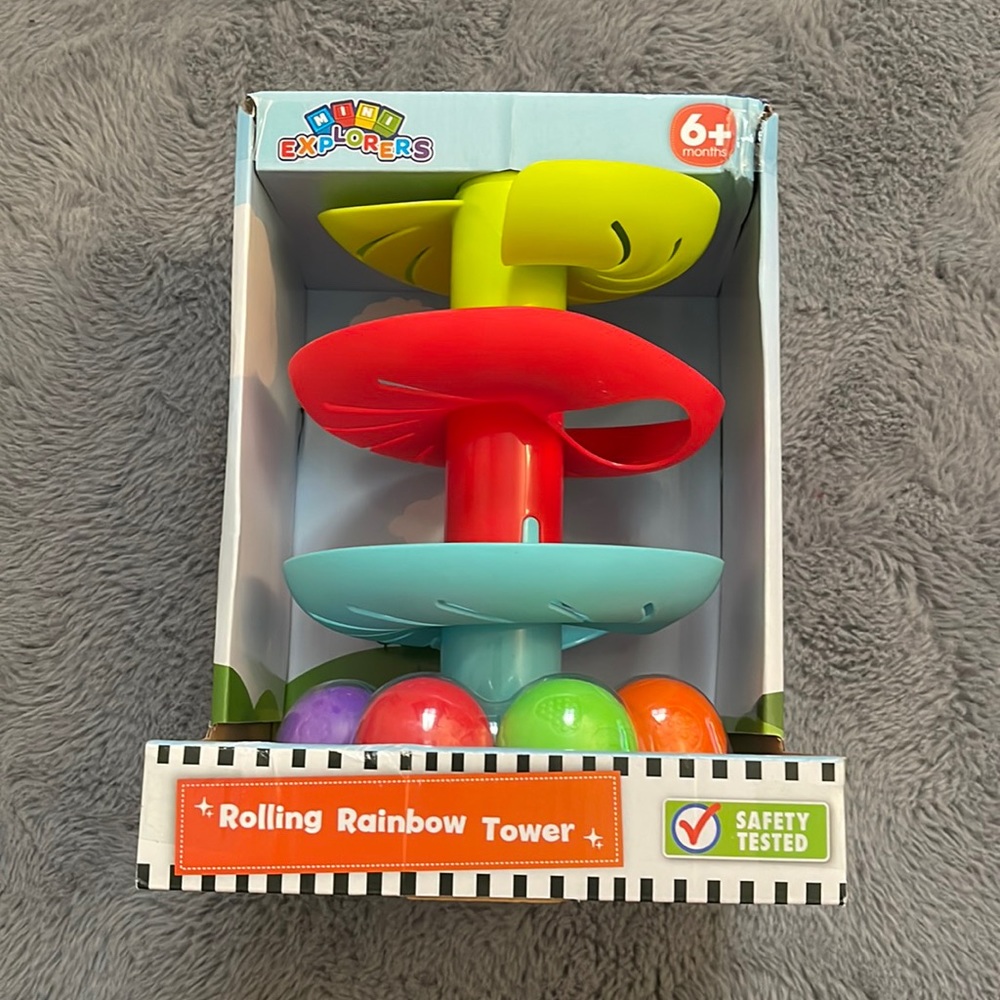 *NEW Rolling Rainbow Tower - 6+ Months